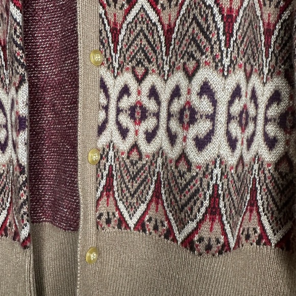 George Me designs by Mark Eisen Cardigan SIZE: LARGE - Picture 3 of 7